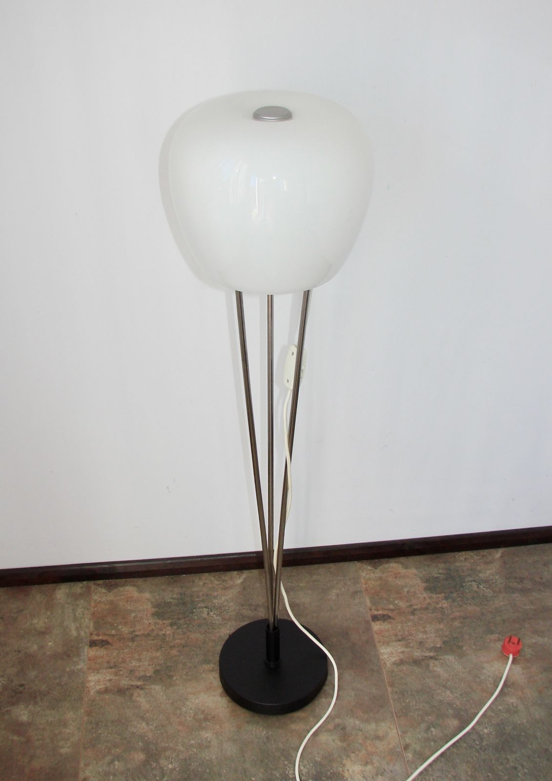A. Gałęcki Floor Lamp, Poland, 1970s, Metal And Glass, Vintage photo vinterior