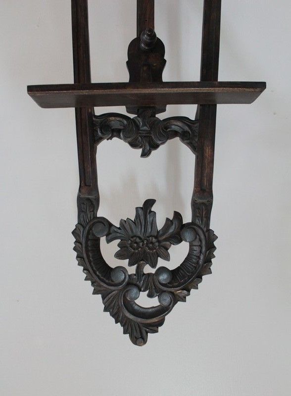 Blackened Wood Lectern 20th photo furniture