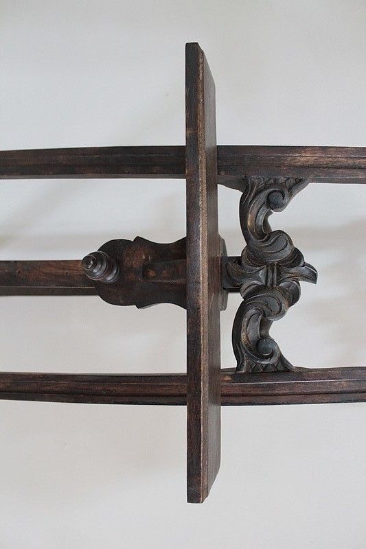 Blackened Wood Lectern 20th photo for sale