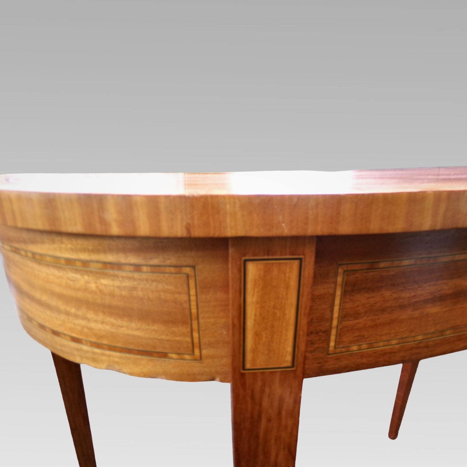Exceptional Quality Satinwood & Crossbanded Georgian Style Hall Or Console Table photo Furniture