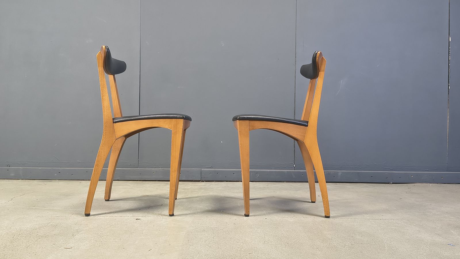 Mid Century Belgian Dining Chairs, Set Of 10, 1960s photo Furniture
