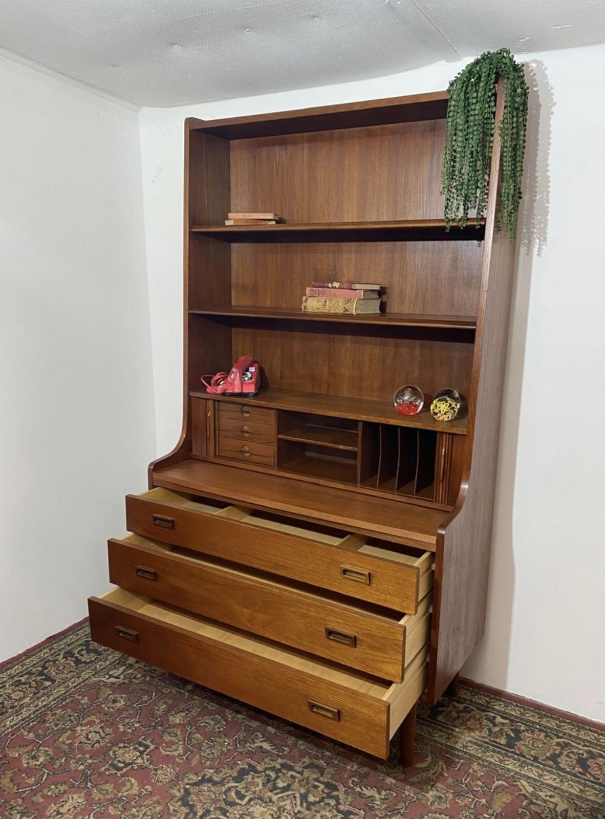 Danish Secretaire Cabinet By Johannes Sorth photo for sale
