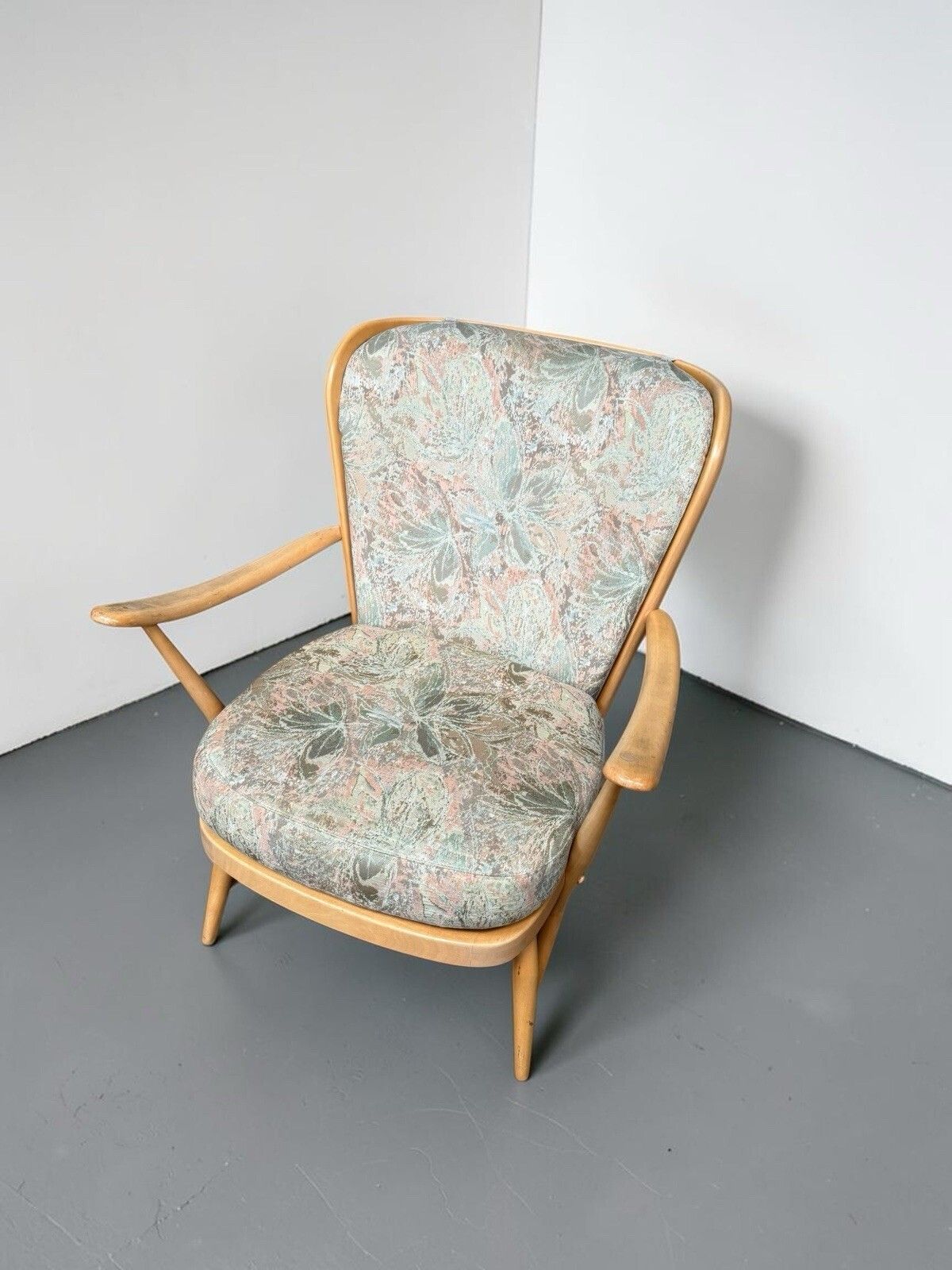 Furniture Ercol Blonde Windsor 203 Armchair Mid Century Retro C1960s Superior Quality photo