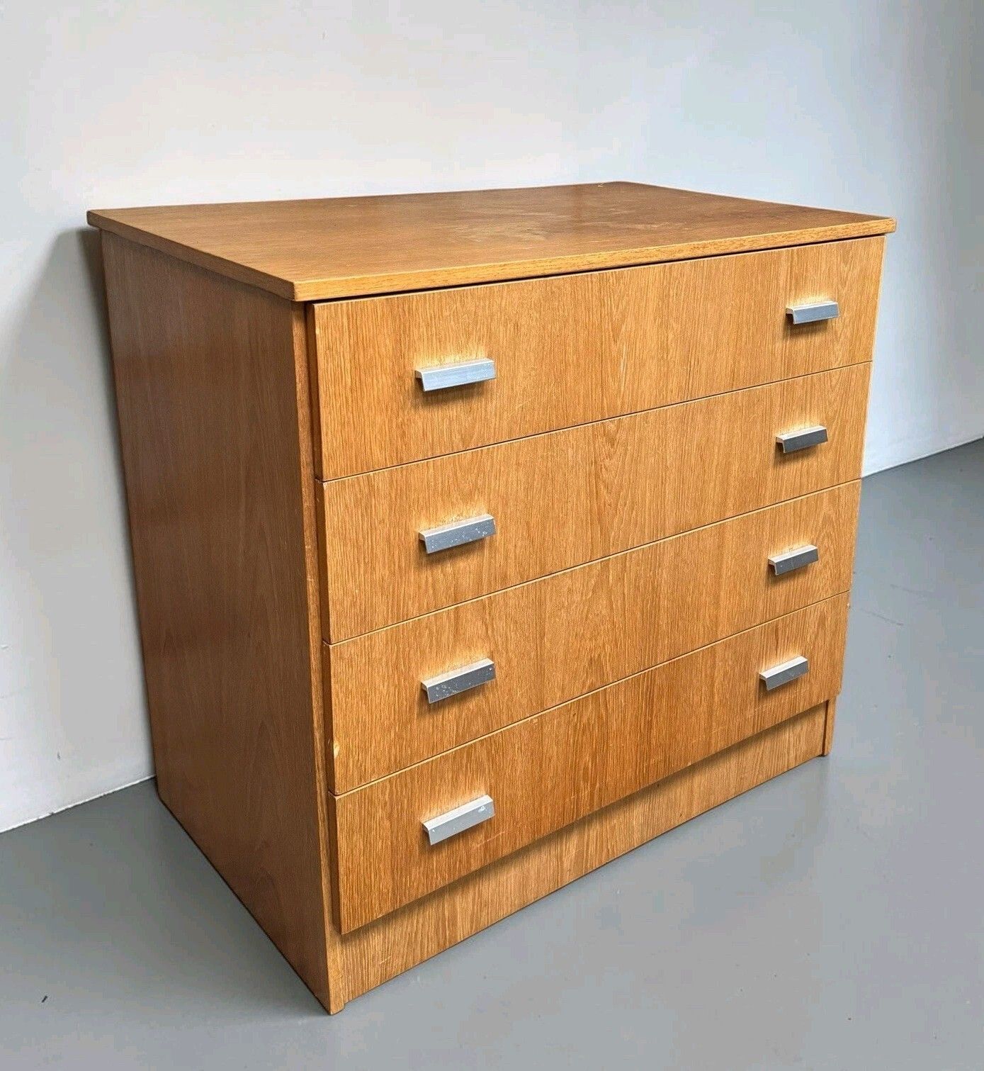 Stag John Sylvia Reid Fineline Teak Chest Of Drawers Mid Century C1950s Rare photo 275.0