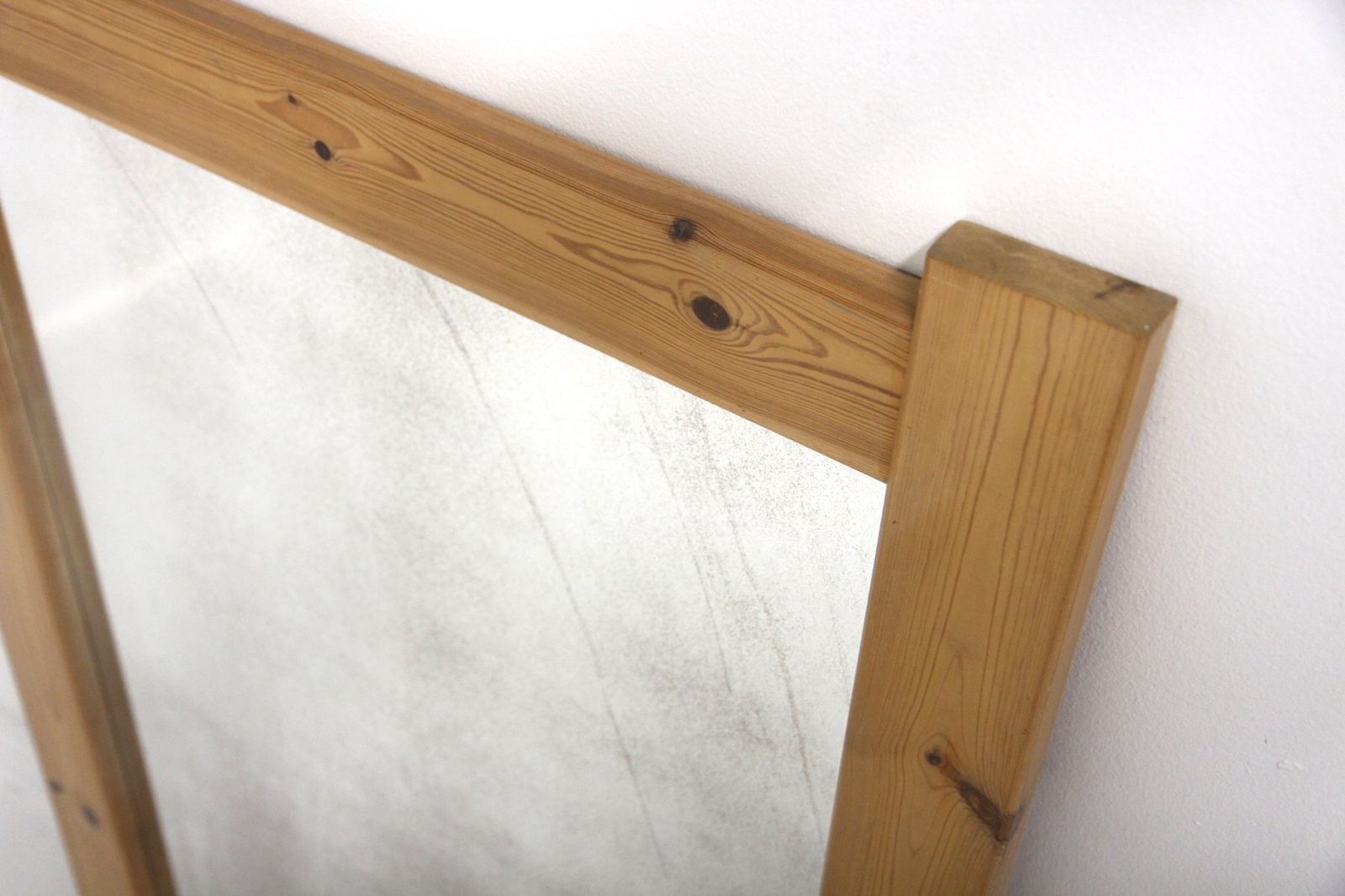 Scandinavian Oak Mirror By Nybrofabriken, Sweden, 1960 photo for sale