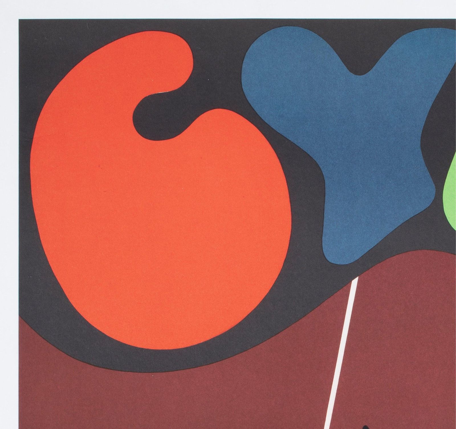 Cyrk Hanging Acrobats 1975 Polish Circus Poster, Jan Kotarbinski photo for sale
