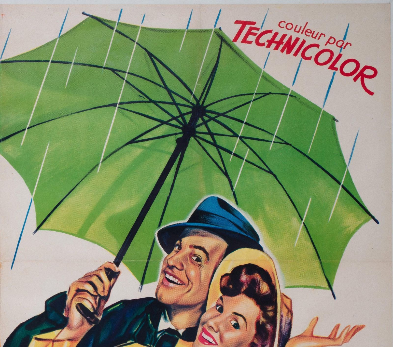 Singin' In The Rain 1952 French Grande Film Poster photo Art