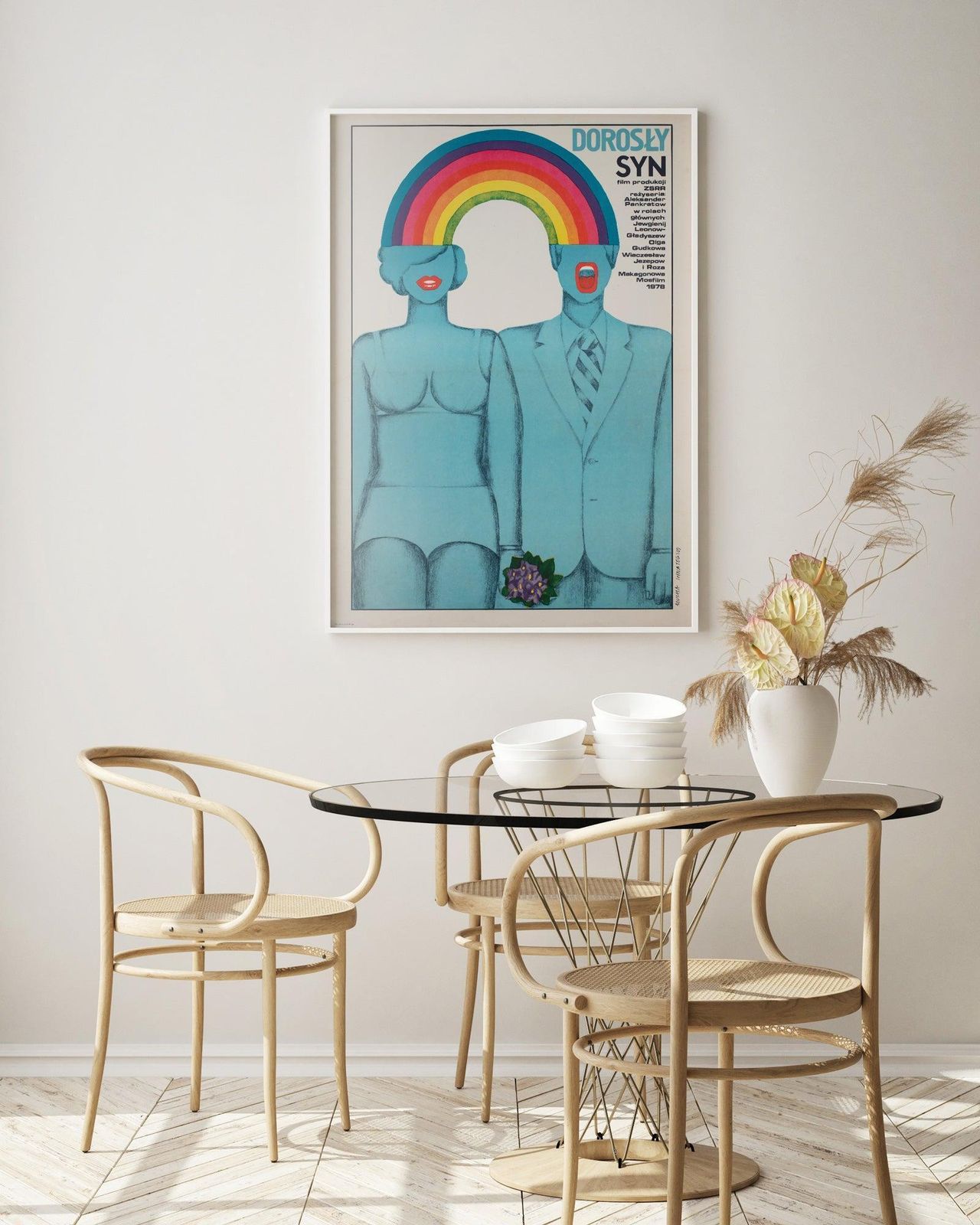 Grown Up Son (Vzroslyy Syn) 1980 Polish B1 Film Poster, Maria Ihnatowicz photo furniture