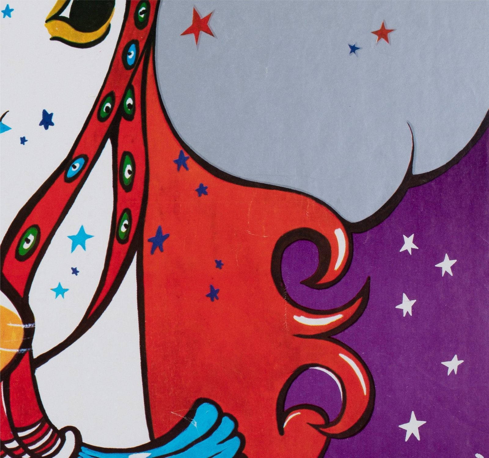 Zirkus Colourful Horse 1970s Polish Circus Poster, Szemelowski photo vinterior