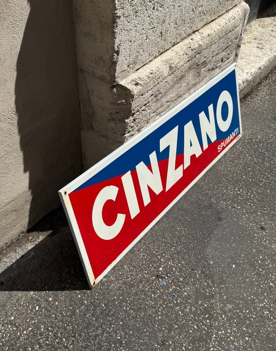 Vintage Cinzano Sign, 1960s photo for sale