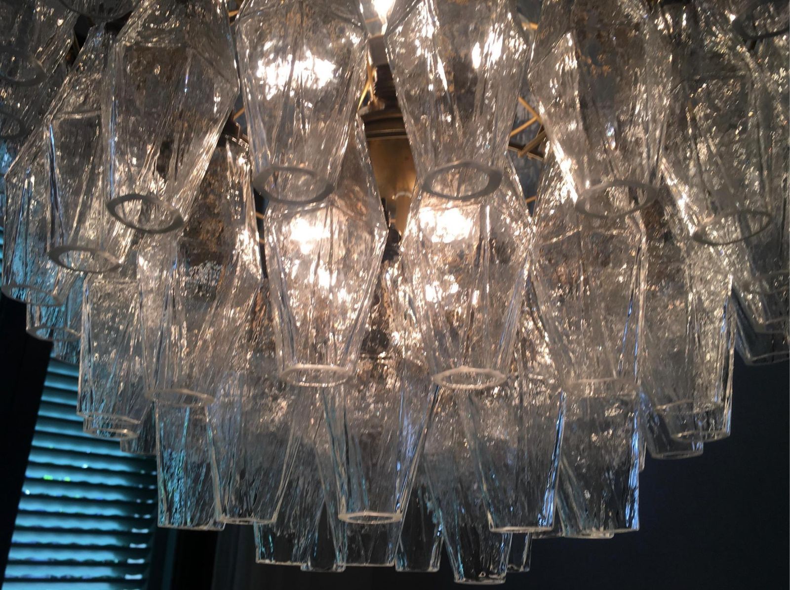 Lighting Spherical Murano Chandeliers, 1990s photo