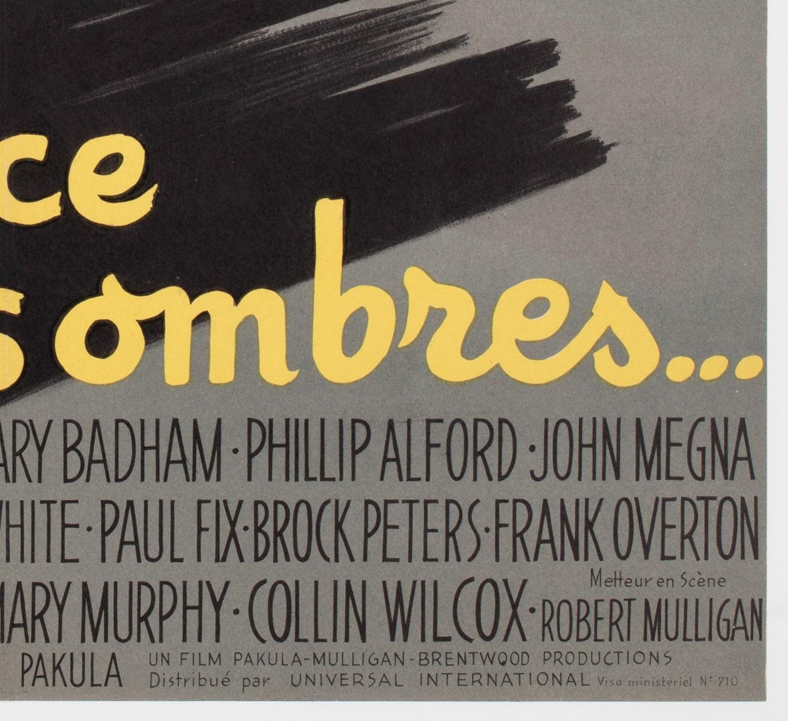 To Kill A Mockingbird 1963 French Moyenne Film Poster, Boris Grinsson photo vintage