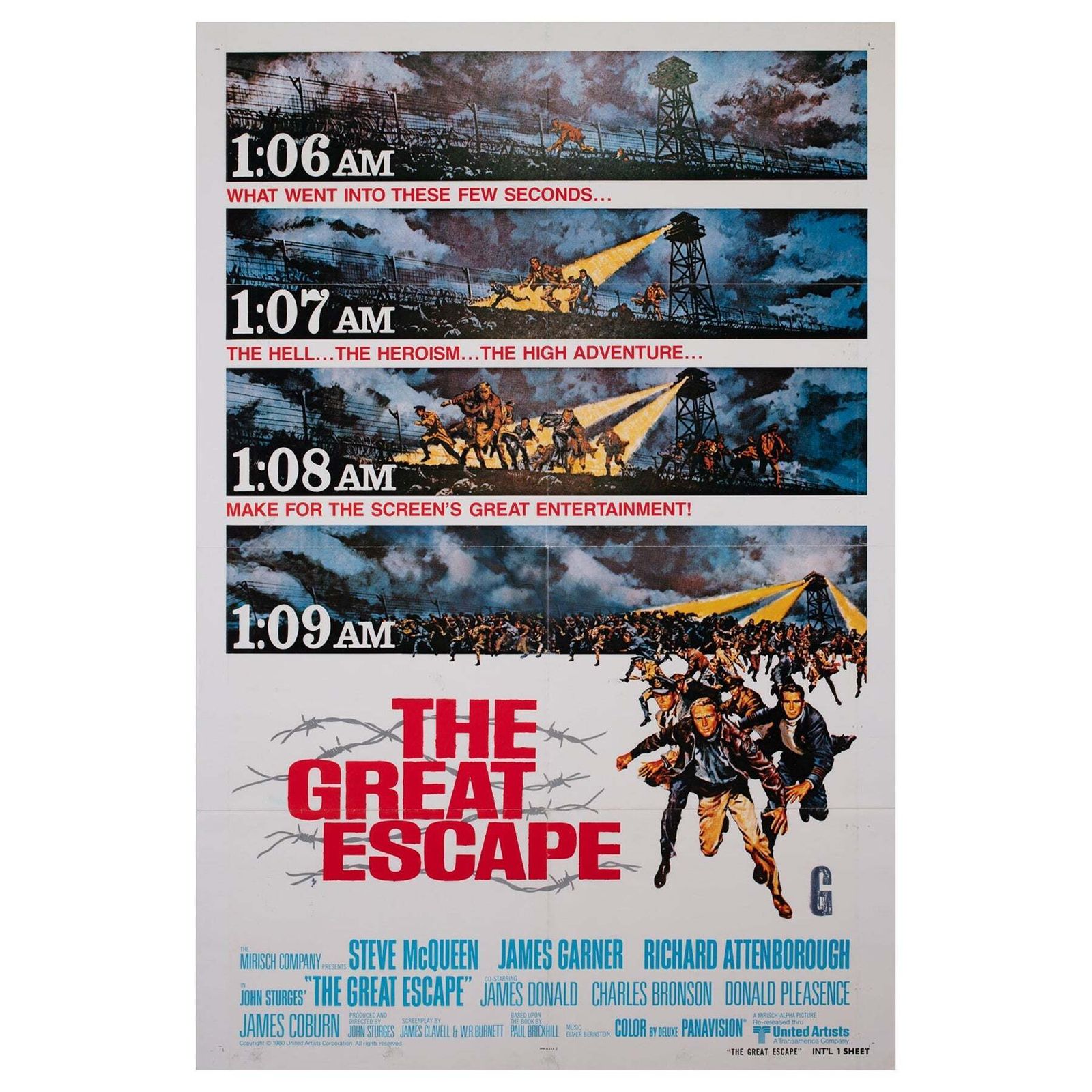 The Great Escape R1980 Us International Film Poster, Frank Mccarthy