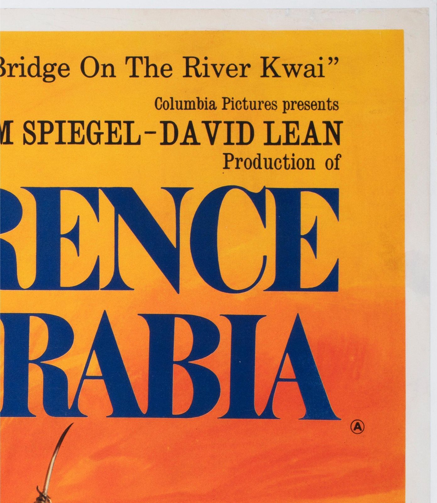 Lawrence Of Arabia 1962 Pre Oscars Uk Quad Film Poster, Georges Kerfyser photo 22207.0