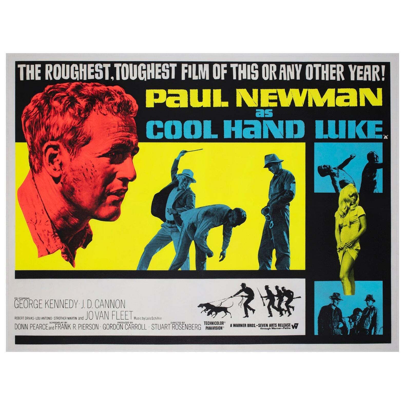 Cool Hand Luke 1967 Uk Quad Film Poster