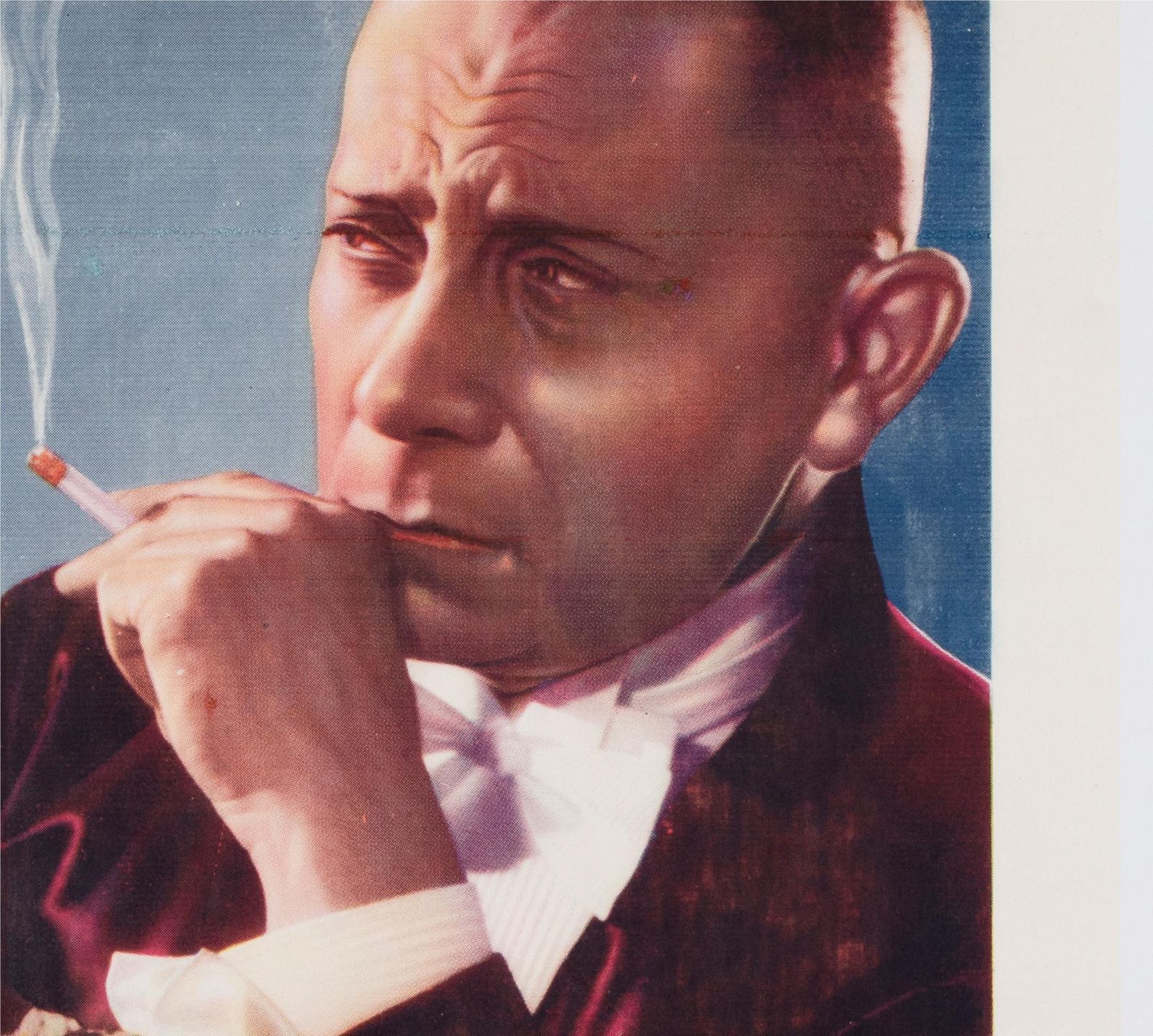 L'alibi 1938 Belgian Film Poster photo vinterior