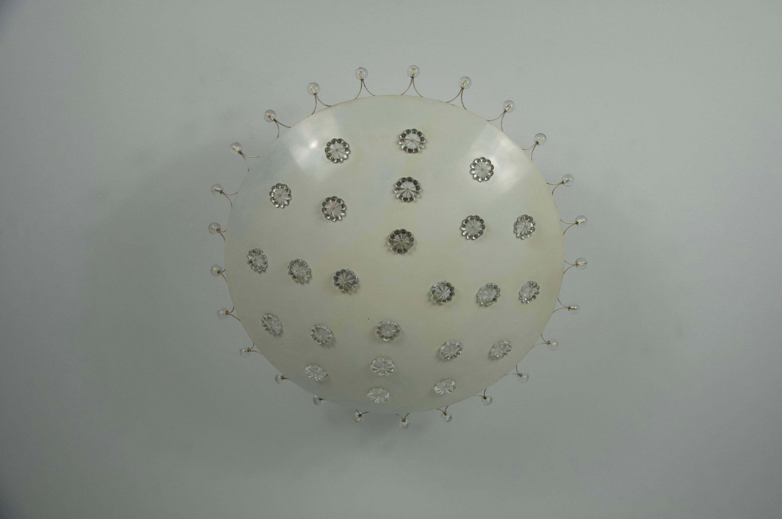photo for sale Large White Chandelier By Emil Stejnar For Rupert Nikoll, 1960s