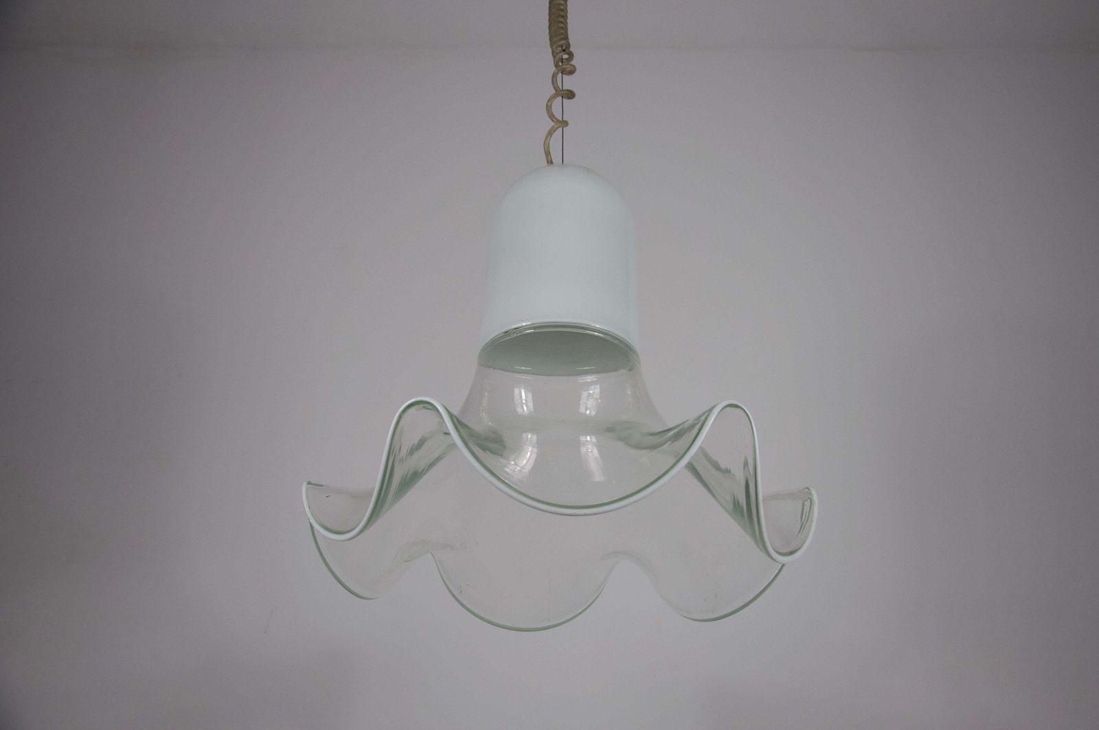 Murano Glass Pendant Lamp By Roberto Pamio & Renato Toso For Leucos, Italy, 1970 photo Lighting