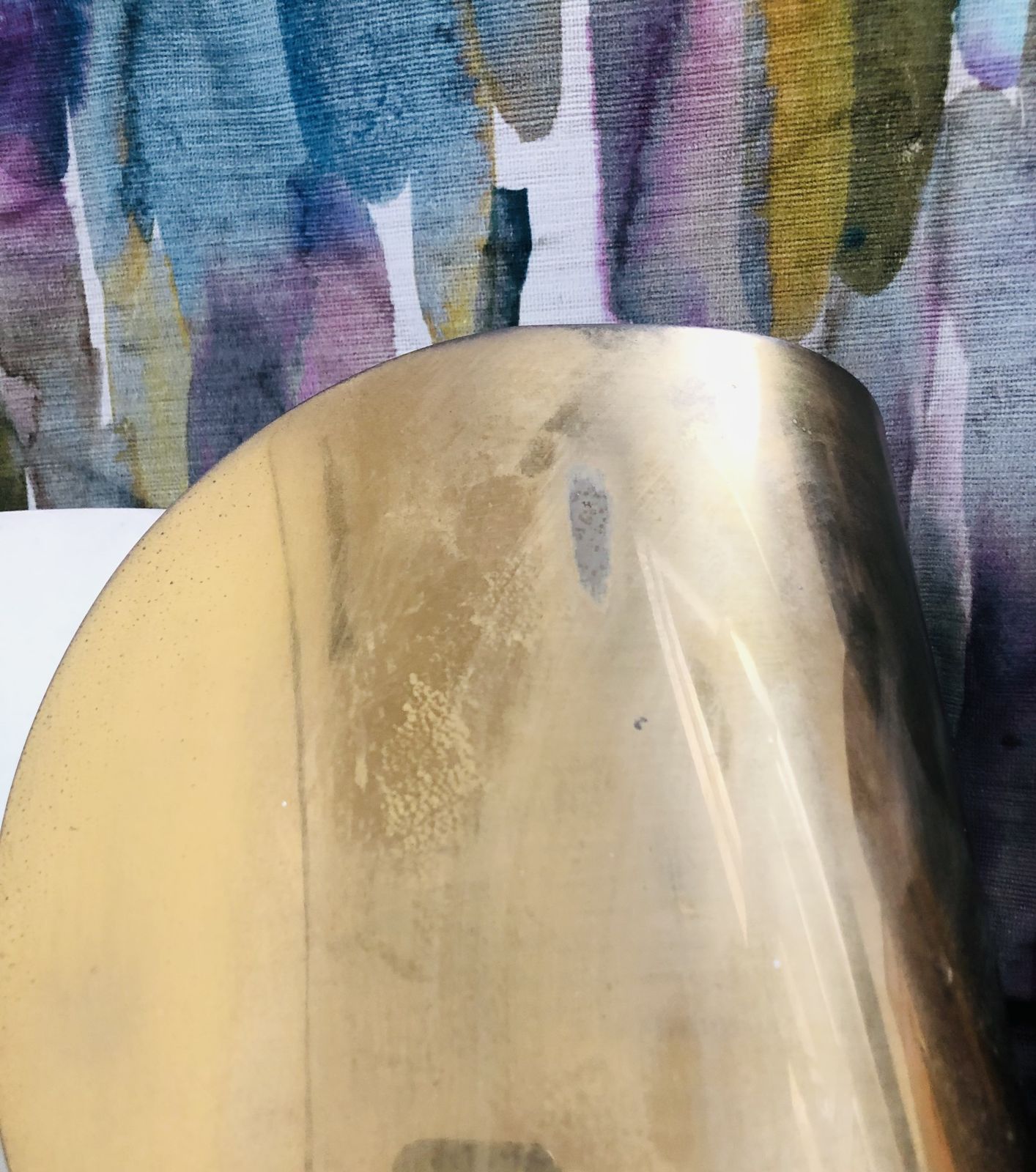 Foglio Wall Lights.  Four 1970 Vintage Brass Finished Lights With Original Fittings photo vinterior