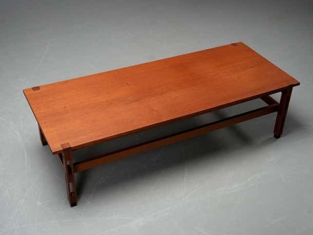 Furniture Ico Parisi 'Tivoli' Coffee Table For Mim Roma, Italy, 1958 photo