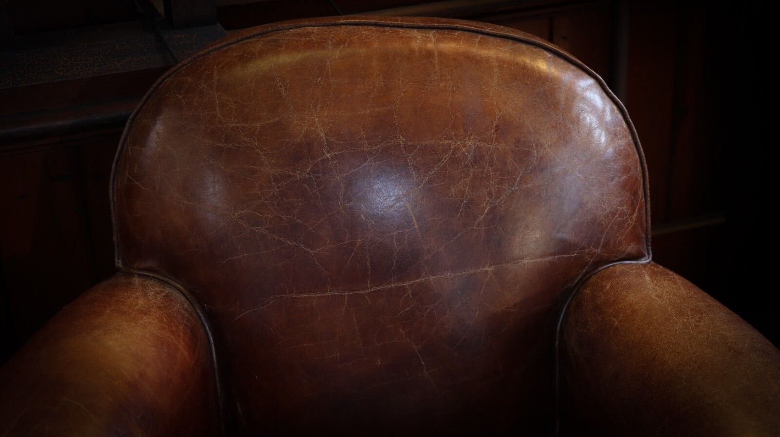 Stunning Pair Timothy Oulton Flea Market Leather Club Armchairs photo buy