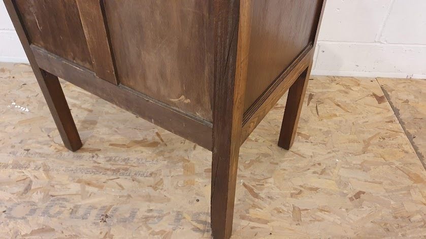 Petite 1920s Antique Golden Oak Chest Of Two Drawers photo buy