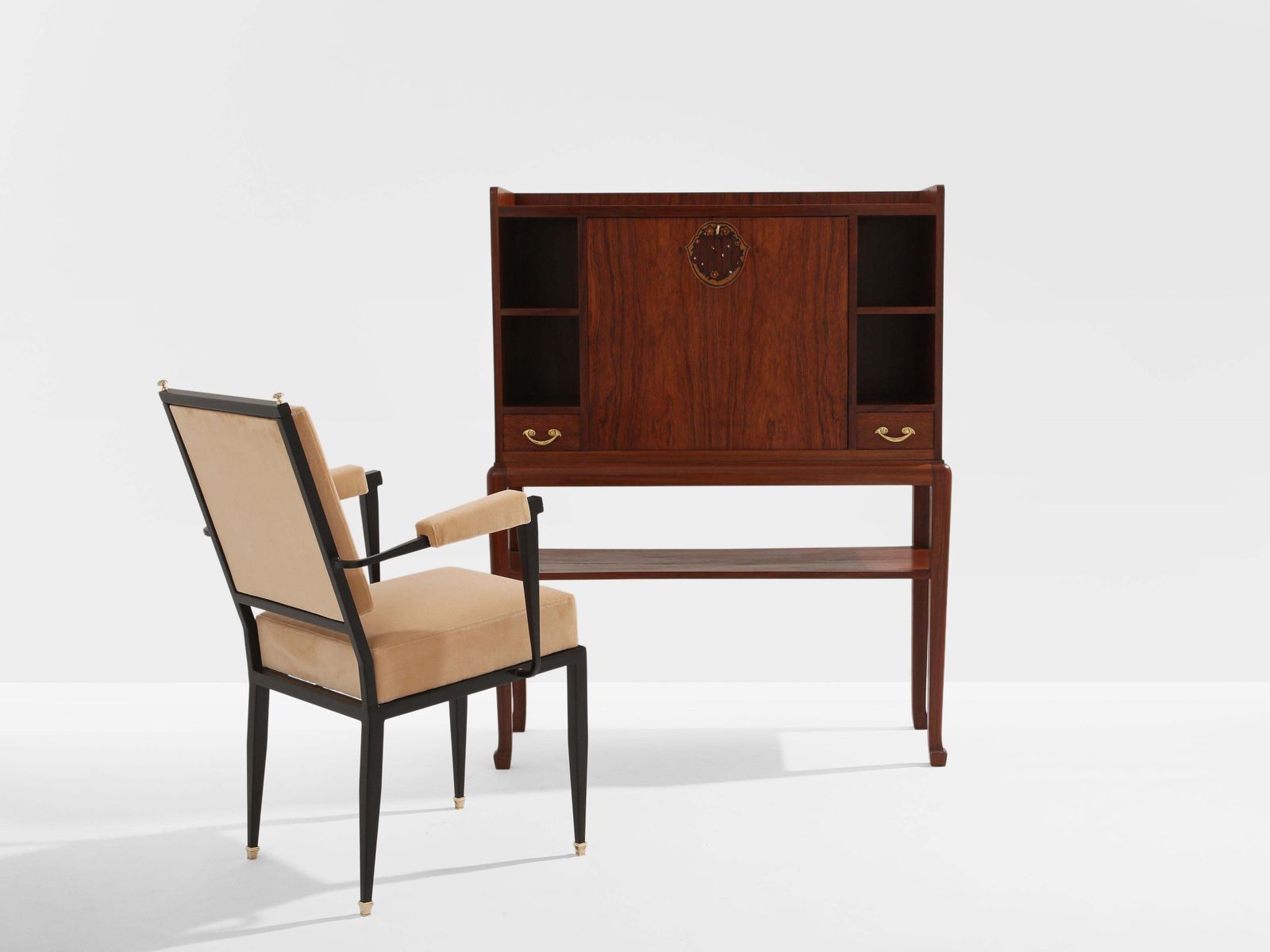 Mobilier Secrétaire à abattant Louis Majorelle en palissandre, vers 1910 photo