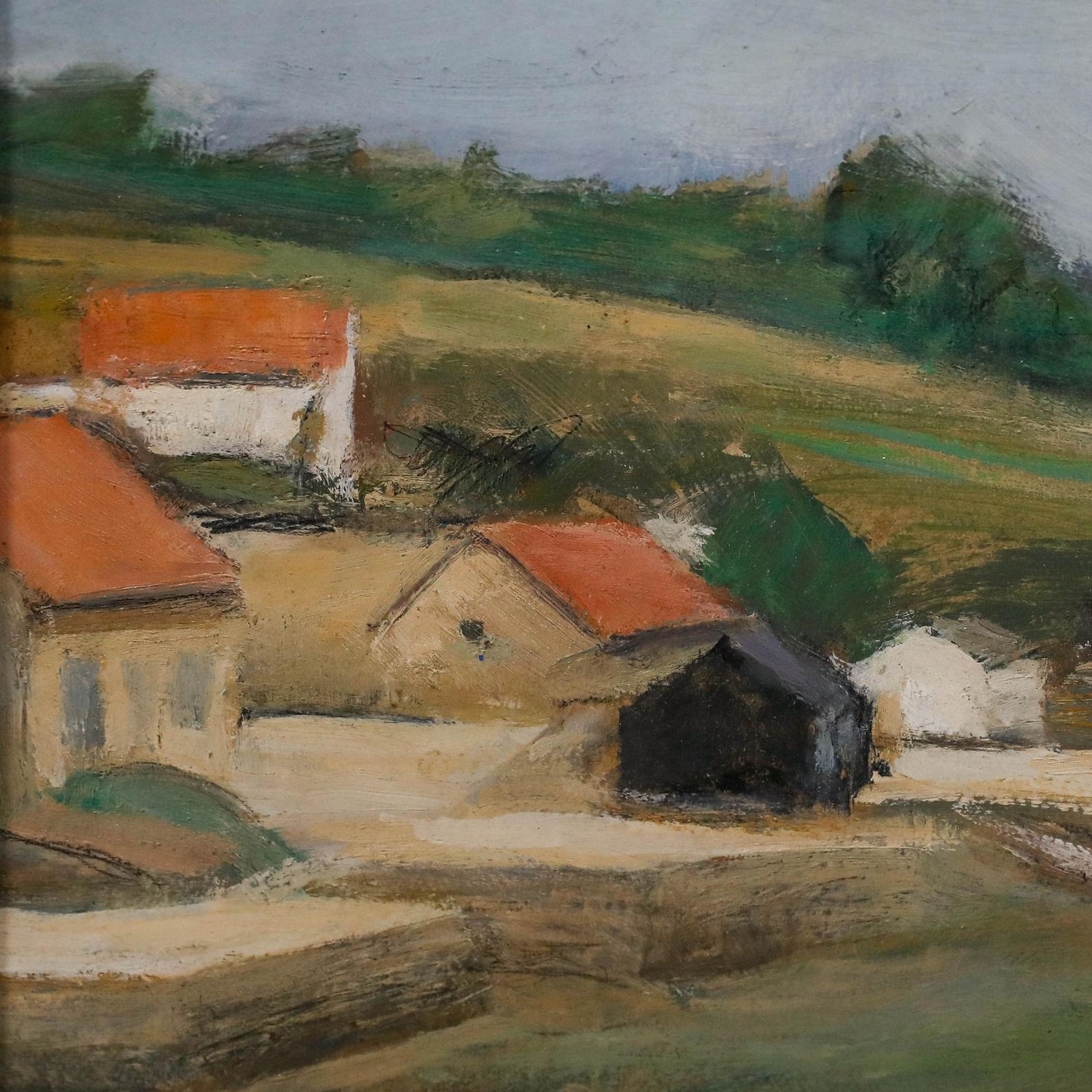 Cecile Hertz Eyrolles (1875 1974)   Mid 20th Century Oil, Summer By The Bay photo Art