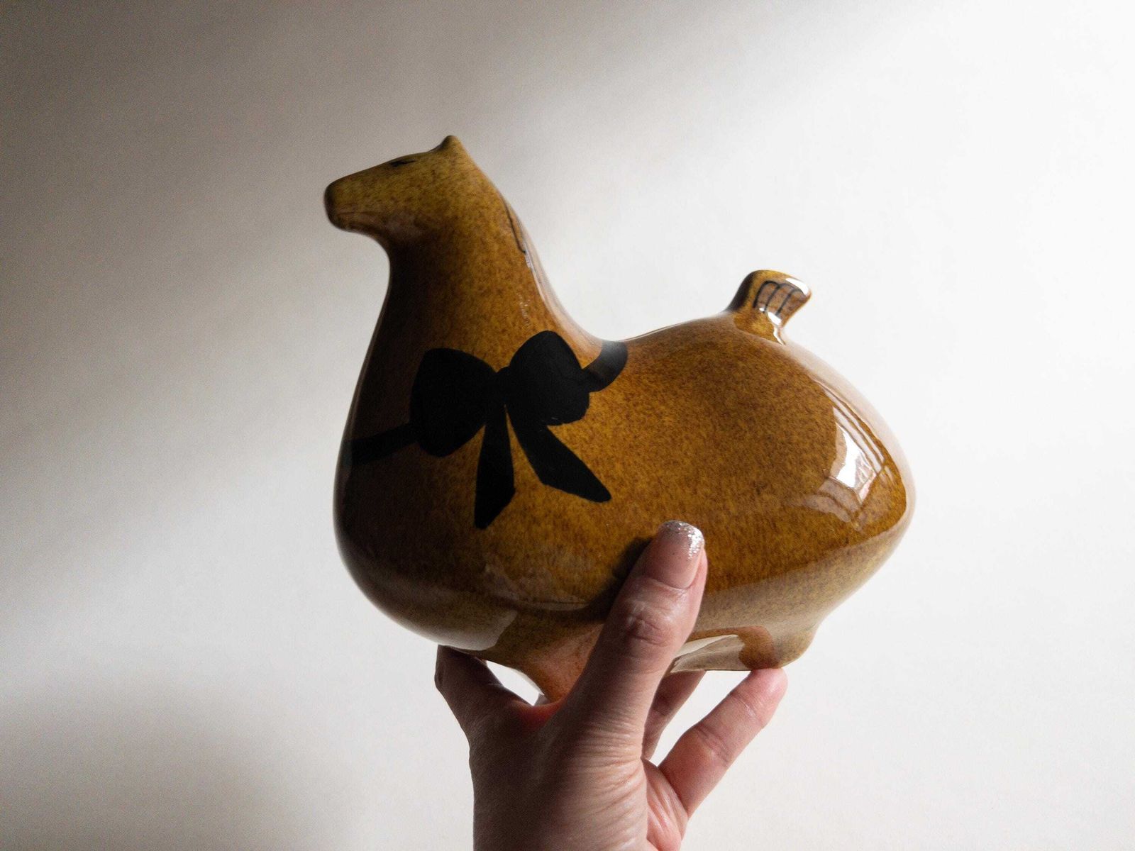 Baldelli Horse Money Bank   Rare Mid Century Italian Pottery   Collectible Piggy Banks photo furniture