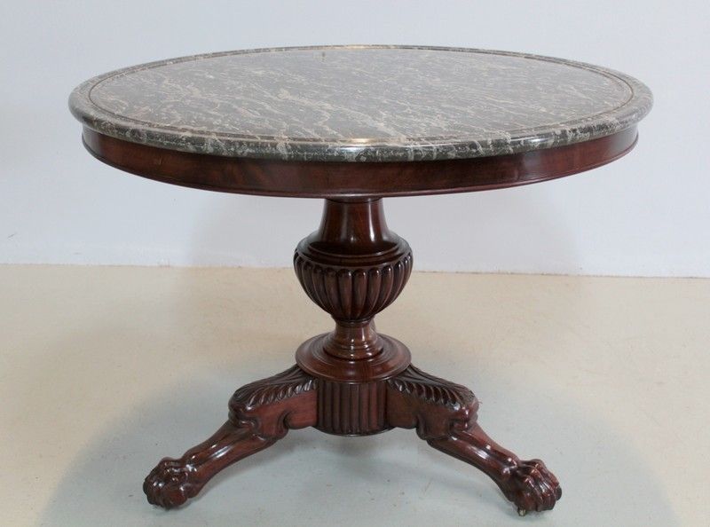 Restoration Pedestal Mahogany 19th photo furniture