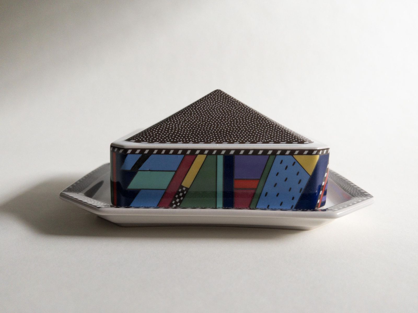 Rosenthal Metropol Butter Dish: Postmodern Ceramic Design By Barbara Brenner photo 182.0