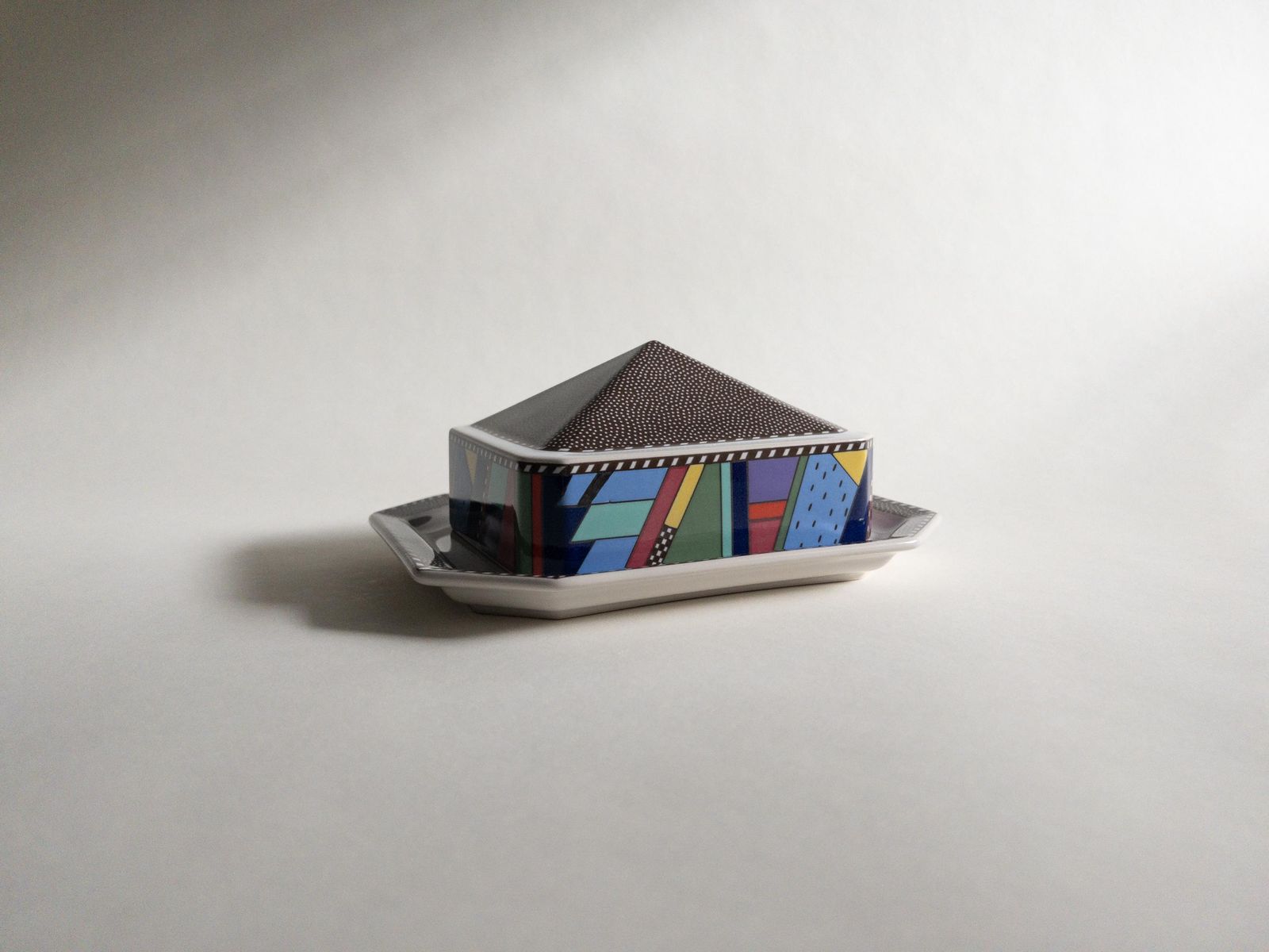 Rosenthal Metropol Butter Dish: Postmodern Ceramic Design By Barbara Brenner photo buy