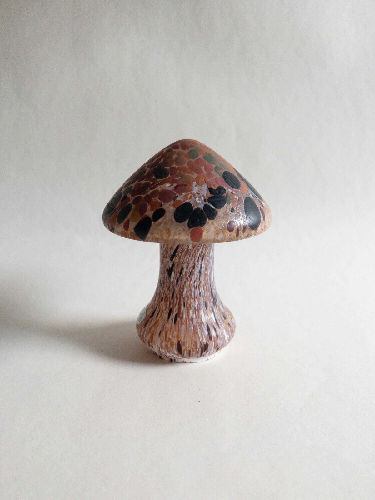 Kosta Boda Waxcap Glass Mushroom   Monica Backström 1970s Decor photo for sale