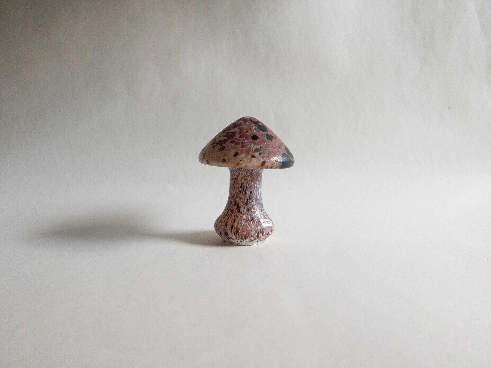 Kosta Boda Waxcap Glass Mushroom   Monica Backström 1970s Decor photo vinterior