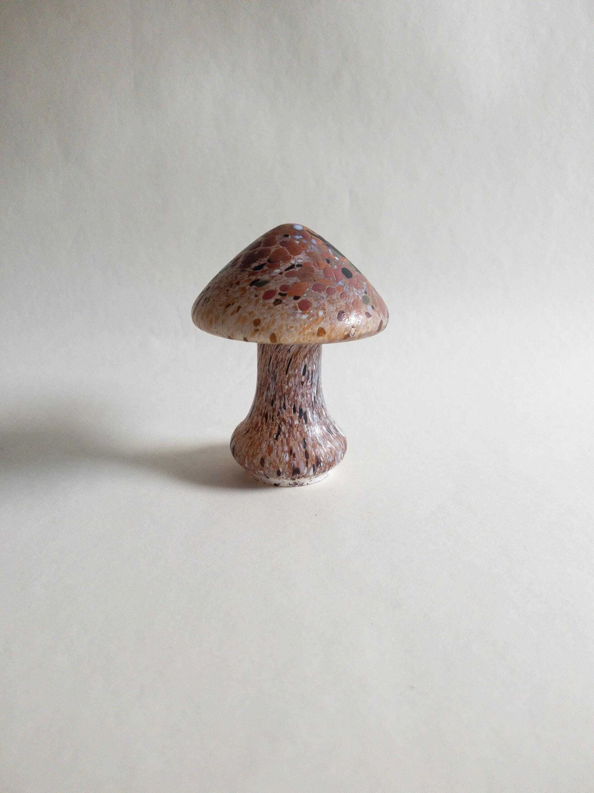 Kosta Boda Waxcap Glass Mushroom   Monica Backström 1970s Decor photo vintage