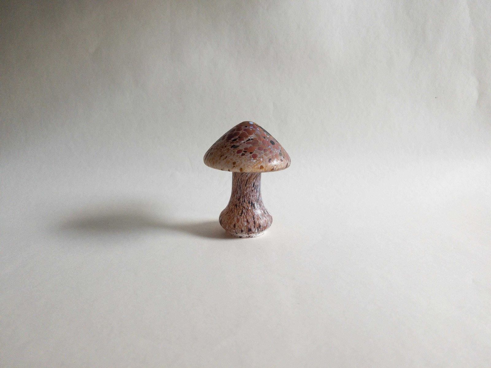 photo furniture Kosta Boda Waxcap Glass Mushroom   Monica Backström 1970s Decor