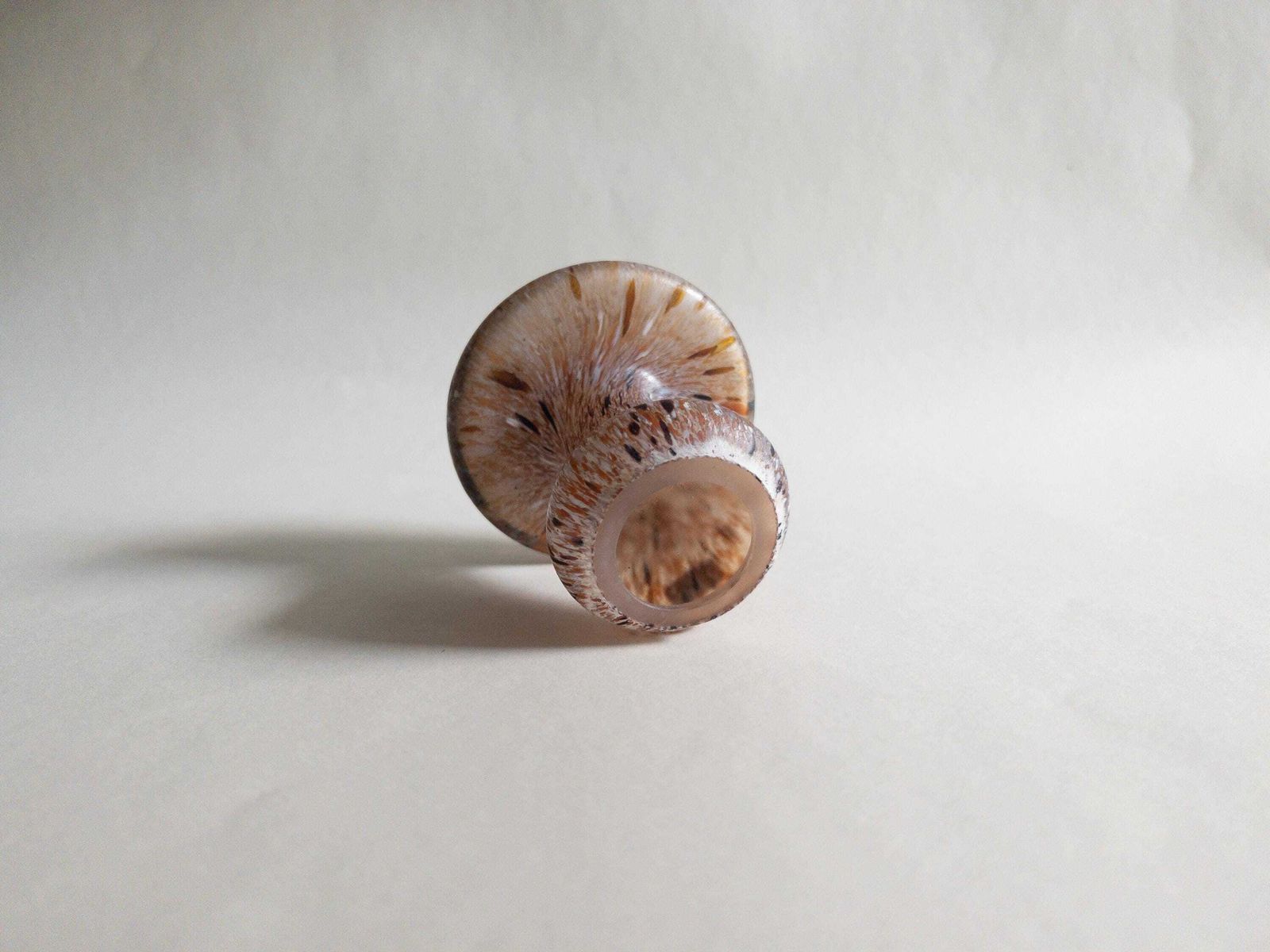 photo vinterior Kosta Boda Waxcap Glass Mushroom   Monica Backström 1970s Decor