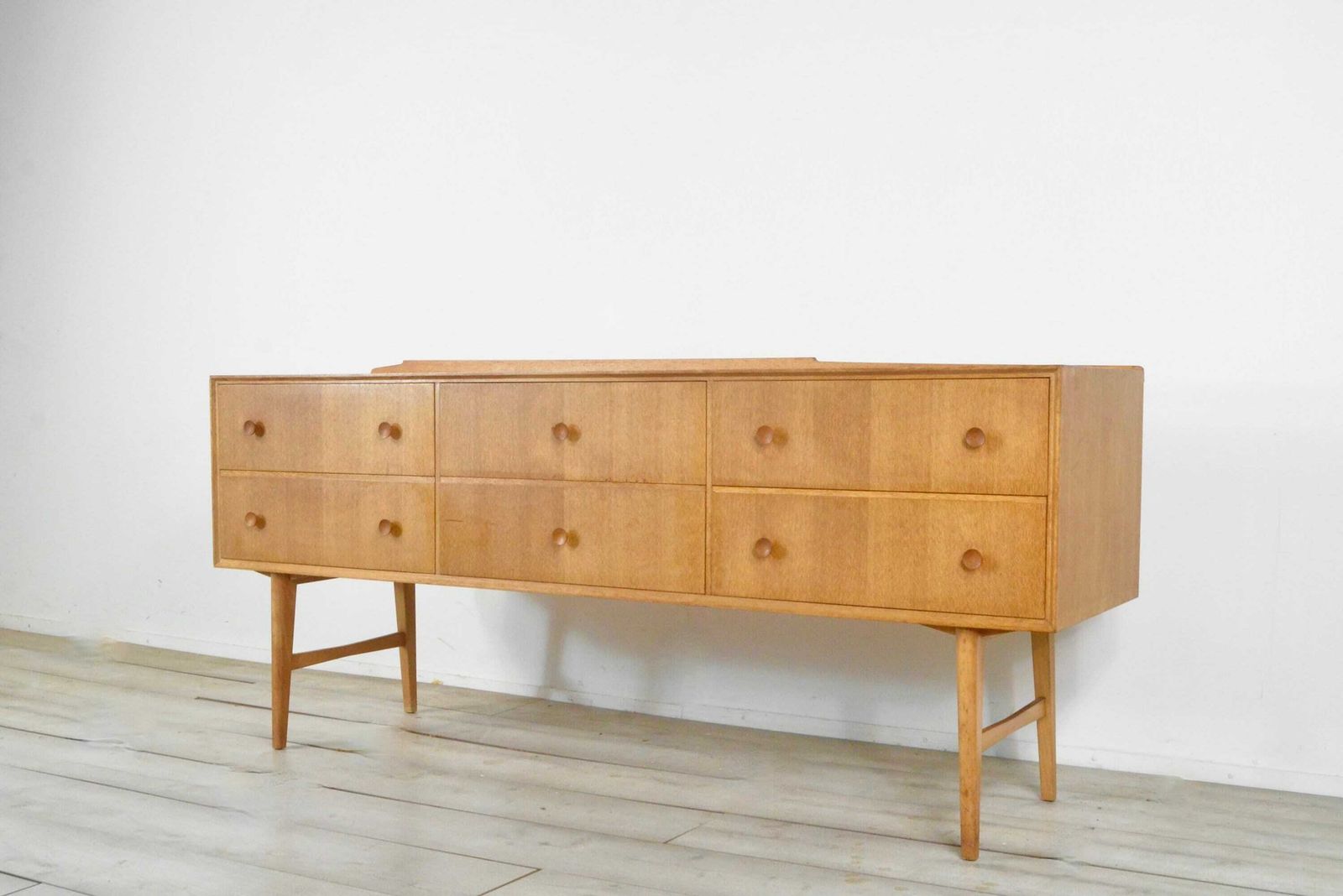 Midcentury Meredew Sideboard / Chest Of Drawers In Oak. Vintage Modern / Retro / Scandinavian / Danish Style photo buy