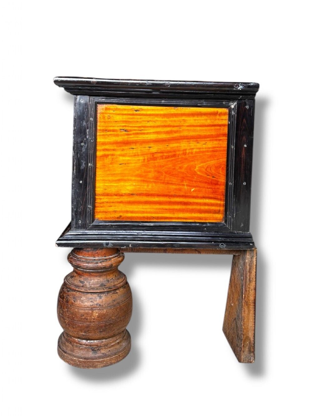 19th Century Ceylonese Satinwood & Ebony Coffer photo furniture