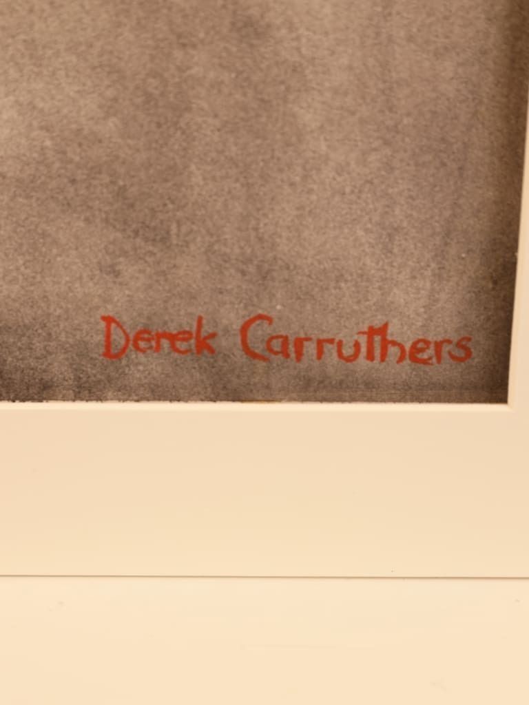 Derek Carruthers (1935–2021) – Construction Scene With Mannequin Figures – Original Watercolour, 1997 photo 900.0