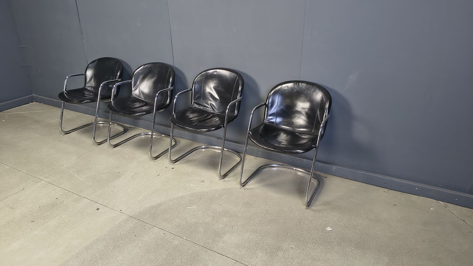 photo for sale Gastone Rinaldi Dining Chairs For Thema Italy, 1970s   Set Of 4
