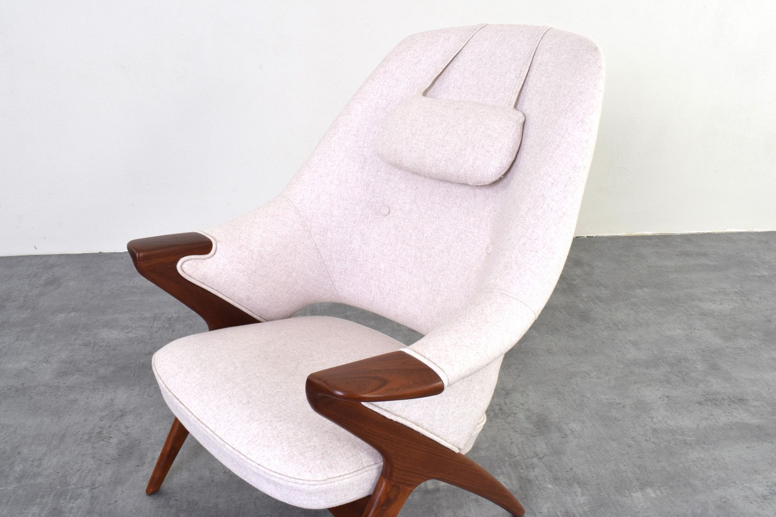 photo for sale Mid Century Teak Bravo Chair By Sigurd Resell For Rastad & Relling, 1957