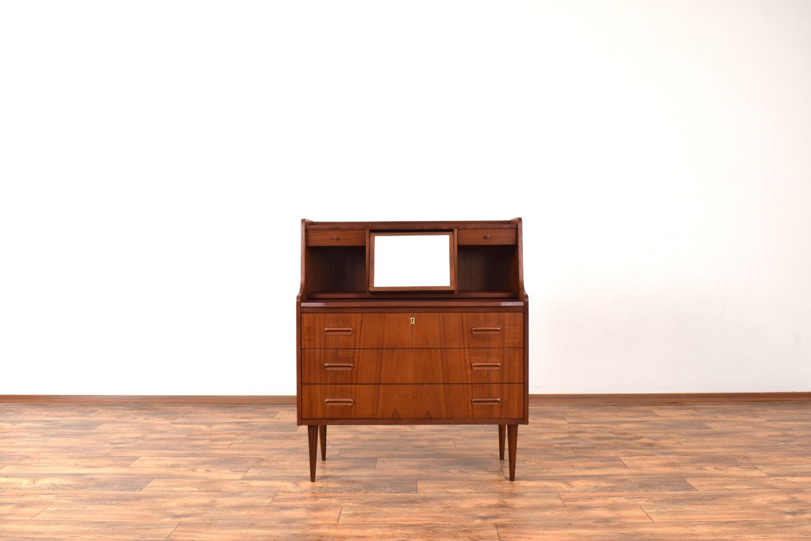 Mid Century Danish Teak Secretary, 1960s. photo furniture