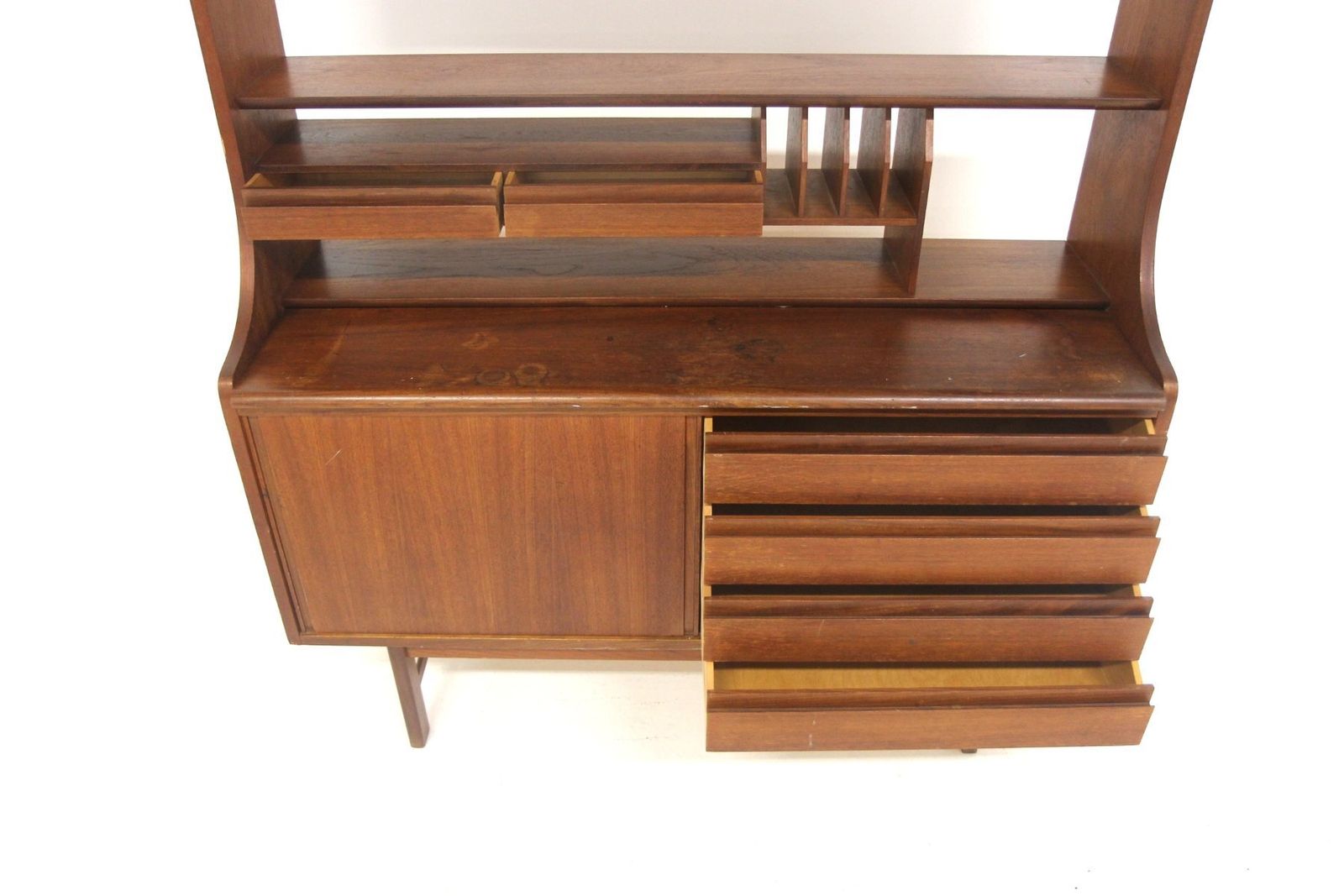 Scandinavian Teak Secretary Desk, Sweden, 1960 photo Furniture