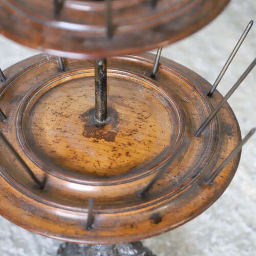 photo furniture Victorian Cotton Reel Display Tree With Four Tiers, English Shop Fitting C.1890