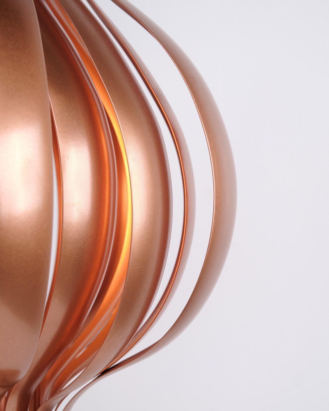 Onion Copper Table Lamp By Verner Panton, 1970s photo buy