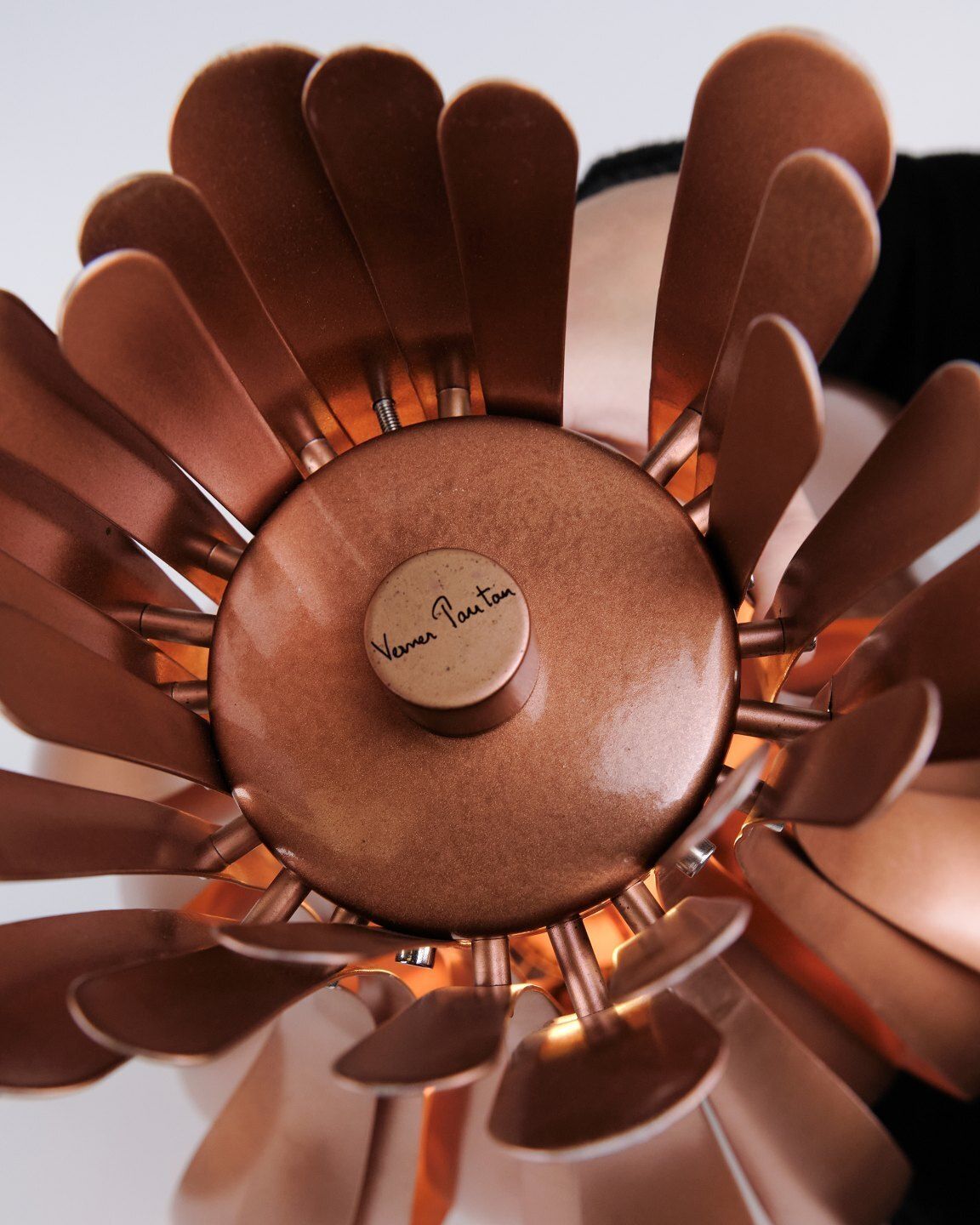 photo furniture Onion Copper Table Lamp By Verner Panton, 1970s