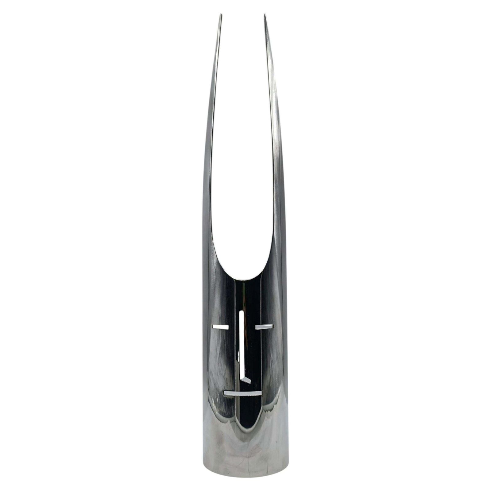 Gio Ponti For Lino Sabattini Sculpture In Metal "Horned Mask," Italy 1970
