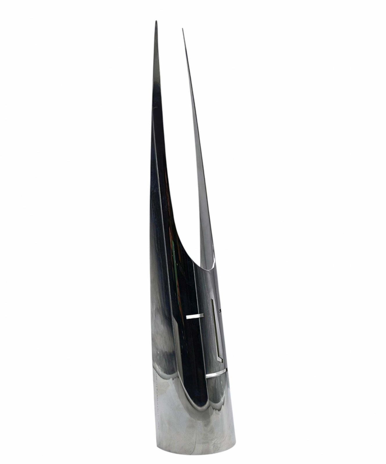 Gio Ponti For Lino Sabattini Sculpture In Metal "Horned Mask," Italy 1970 photo furniture