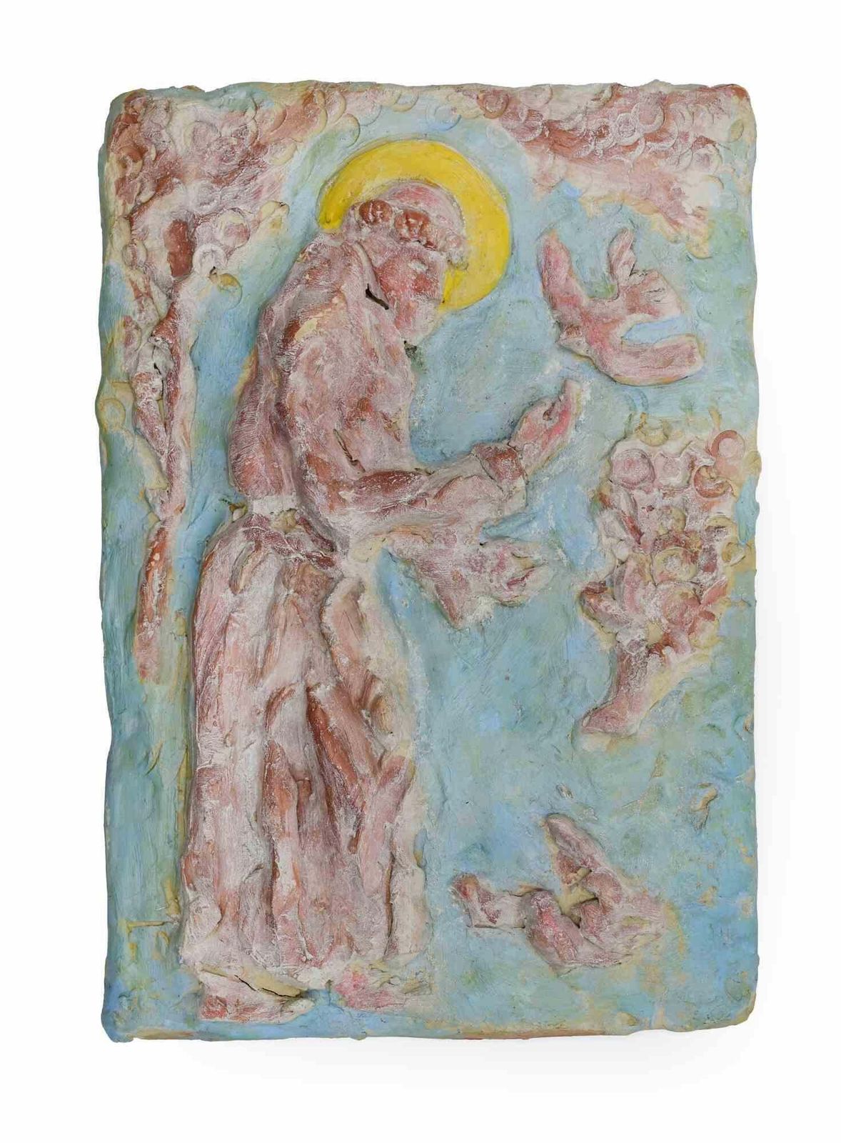 Sirio Pellegrinisaint Francis   Sculpture By Sirio Pellegrini   1960s1960s
